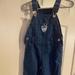 Disney Bottoms | Disney Baby Mickey Mouse Denim Overalls | Color: Blue | Size: 3-6mb