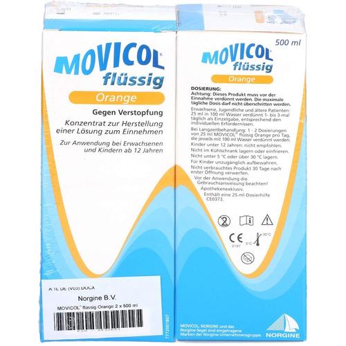 Norgine - MOVICOL flüssig Orange Abführmittel 1 l