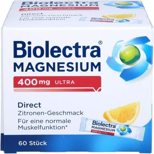 Biolectra – Magnesium 400 mg ultra Direct Zitrone Mineralstoffe