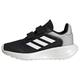 adidas Tensaur Run Shoes CF Sneaker, Core Black Core White Grey Two Dark, 30 EU