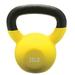 Champion 20 lbs. Vinyl Coated Kettlebell - Yellow