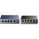 TP-Link TL-SG105 5-Ports Gigabit Netzwerk Switch bündeln mit TP-Link TL-SG1005P 5-Port Gigabit LAN PoE Switch mit 4 PoE+ Ports