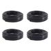 Suncast Professional Grade Dig In 60 Foot Landscape Edging Roll, Black (4 Pack)