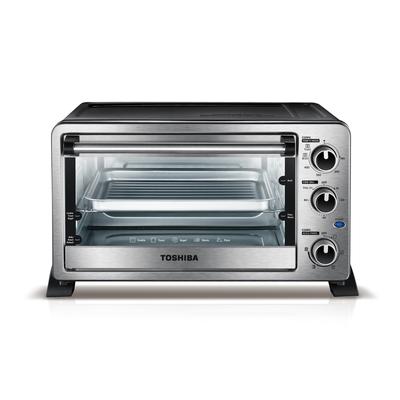 Toshiba 6-Slice Convection Toaster Oven, Stainless Steel