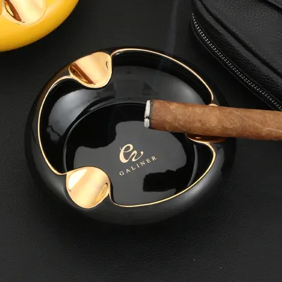 GALINER-Cendrier à Cigares de Luxe en Céramique Support pour Tabac