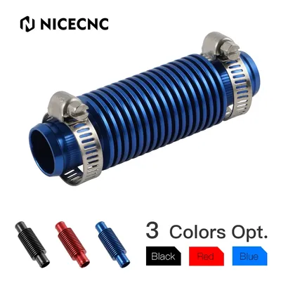 NICECNC-Super refroidisseur d'eau en ligne bleu noir rouge Yamaha Raptor 700 bal 37Grizzly 660