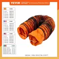 VEVOR Tuyau en PVC 4 9 m/7 6 m/9 8 m Gaine de Ventilation Flexible Tuyau Conduit Antidéflagrant pour