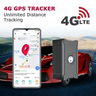 Traqueur GPS Portable S20 4G Localisateur Magnétique de Suivi pour Voiture Moto et Camion avec
