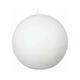 Bougie Boule Rustic 10cm Blanc