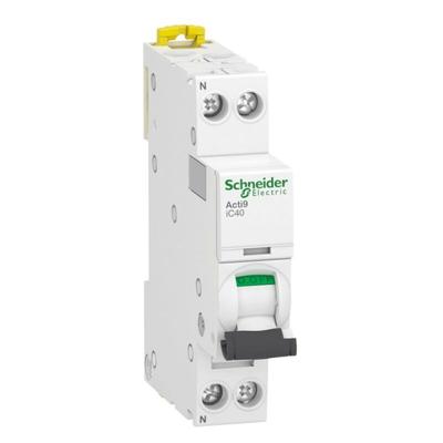 Motorschutzschalter Schneider Acti9 1P+N 16A 4,5 ka c 1M IC40A A9P52616 Image