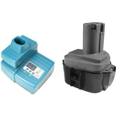 Trade-shop - 2in1 Angebot im Set: Akku Schnellladegerät + Hochleistungs Ni-MH 12V 3000mAh Akku für Image