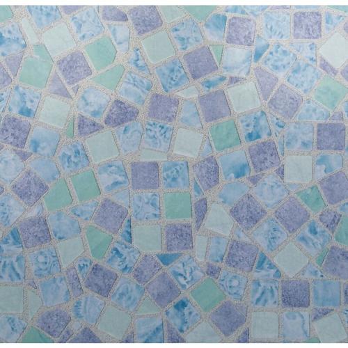 Klebefolie - Möbelfolie Mosaik blau Dekorfolie 67.5 cm x 200 cm Bastelfolie