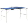 Tavolo da Ping Pong con Rete 5 Piedi 152x76x66 cm Blu VD30061 - Hommoo