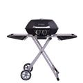 Pit Boss 2 - Burner Portable Liquid Propane 13500 BTU Gas Grill Aluminum/Cast Iron in Black/Gray | 39.5 H x 18.5 W x 45 D in | Wayfair 10919