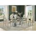 Everly Quinn Lolade 39" Dining Table, Glass in Brown/Gray | 31 H x 30 W in | Wayfair A580145AC28C43D7B3AA66F46824F286