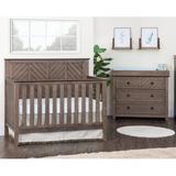 Child Craft Atwood Convertible Crib, Dresser & Dressing Kit 3-Piece Nursery Set Wood in Brown | 47 H x 30 W x 55.75 D in | Wayfair