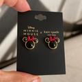 Kate Spade Jewelry | Kate Spade Minie Mouse Earrings | Color: Black/Red | Size: Os