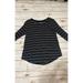 American Eagle Outfitters Tops | Aeo Soft & Sexy Striped Soft Long Sleeve Top Small | Color: Black | Size: S