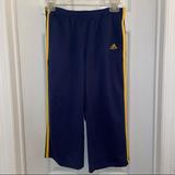 Adidas Bottoms | Girls Adidas Size L/14 3 Capri/Over The Knee Pants | Color: Blue/Yellow | Size: Lg