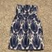 J. Crew Dresses | J.Crew Strapless Dress | Color: Blue/White | Size: 0