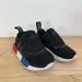 Adidas Shoes | Adidas Nmd 360 Boys 5 Little Kids Shoes Black White Blue Red Slip-On Sneakers | Color: Black/White | Size: 5bb