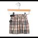 Burberry Dresses | Beige Black, White And Red Burberry Pleated Skirt Dual Leather Buckle Closures | Color: Black/Red/White | Size: 12-18mb