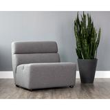 Convertible Chair - Hokku Designs Breyunna 34" Wide Tufted Polyester Convertible Chair Polyester in Black/Gray | 31.5 H x 34 W x 34 D in | Wayfair
