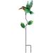 Arlmont & Co. Lacy Hummingbird Garden Art Metal | 29 H x 10 W x 3 D in | Wayfair D9BEF442C0A34E93837ADECDAF26490F