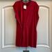 Free People Dresses | 24 Red Free People Short Sleeve Dress | Color: Red | Size: L