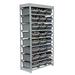 Rebrilliant Jiske 34 W x 16 D x 65 H Garage Storage Bin Rack System Heavy Duty 8 Tiers 24 Bins Shelving Units in Gray | Wayfair