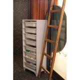 Latitude Run® Drawer/Dresser/Storage Cabinet Organizer w/ 8 Drawers Manufactured Wood in White/Black | 12.5 D in | Wayfair