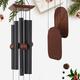 Astarin Wind Chimes Outdoor Deep Tone, Memorial Wind Chimes Outdoor, Gifts for Housewarming/Mother Day/Christmas, Outdoor Decor for Patio, Garden, Yard, Home (36 Inch Black Wind Chime)