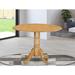 East West Furniture Dublin Dining Table Top Wood in Brown | 29.5 H x 42 W x 42 D in | Wayfair DLT-OAK-TP