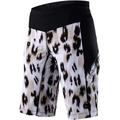 Troy Lee Designs Luxe Shell Wild Cat Ladies Bicycle Shorts, black-white, Size XS for Women