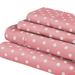 Isabelle & Max™ Palestro Polka Dots 600 Tc Cotton Poly Blend Deep Pocket Bed Sheet Set Cotton in Pink | Twin XL | Wayfair VVRO1918 27444429