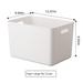 Inbox Zero Japanese Storage Plastic Box Plastic in White | 9.05 H x 13.97 W x 9.84 D in | Wayfair 1EE1494F1DE942DE8A9771D624A637FD