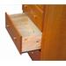 100% Solid Wood 5-Jumbo Drawer Chest with Lock, Honey Pine - Palace Imports 5354
