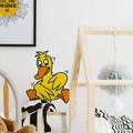 Kinder Wandtattoo Gelbe Ente Aufkleber Die Maus Wandsticker selbstklebend 20x23cm - gelb