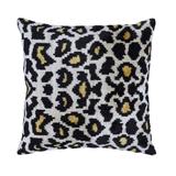 Handmade Modern Throw Pillows With Insert Tiger Print Velvet 16x16 in