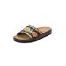 Extra Wide Width Women's The Jody Sandal By Comfortview by Comfortview in Black (Size 7 1/2 WW)