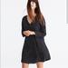 Madewell Dresses | Madewell Long Sleeve Star Dress With Button Back | Color: Black/White | Size: Xs