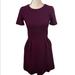 Madewell Dresses | Madewell Purple Gallerist Ponte Dress With Pockets Size 0. | Color: Purple | Size: 0