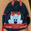 Disney Accessories | Disney Minnie Mouse Backpack School Bag | Color: Black/Red | Size: Osg
