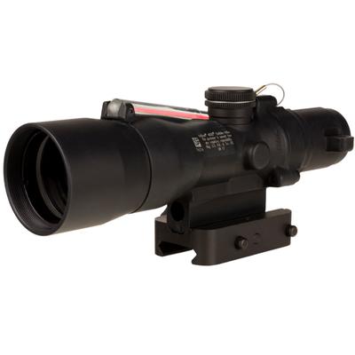 Trijicon 3x30 mm Dual Illuminated Q-LOC Compact ACOG Scope 3x30 mm 7.62x39/123gr. Red Horseshoe Dot Reticle Matte Black 400377