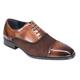 Mens Formal Brogues Brown Suede Leather Shoes [EL0759-BROWN-9UK]