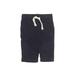 OshKosh B'gosh Shorts Straight Leg Elastic Waist: Blue Solid Bottoms - Size 6 Month