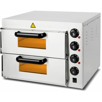 Vertes - four à pizza electrique professionnel (3000 watt, régulation de température 0°C à 350°C,