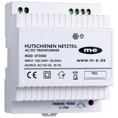 M-e Modern-electronics - dt 2000 Türsprechanlage Hutschienen-Netzteil Weiß
