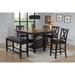 6 Piece Pub Table Set with storage