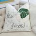 Homey Cozy Embroidery Christmas Holiday Throw Pillow Cover & Insert